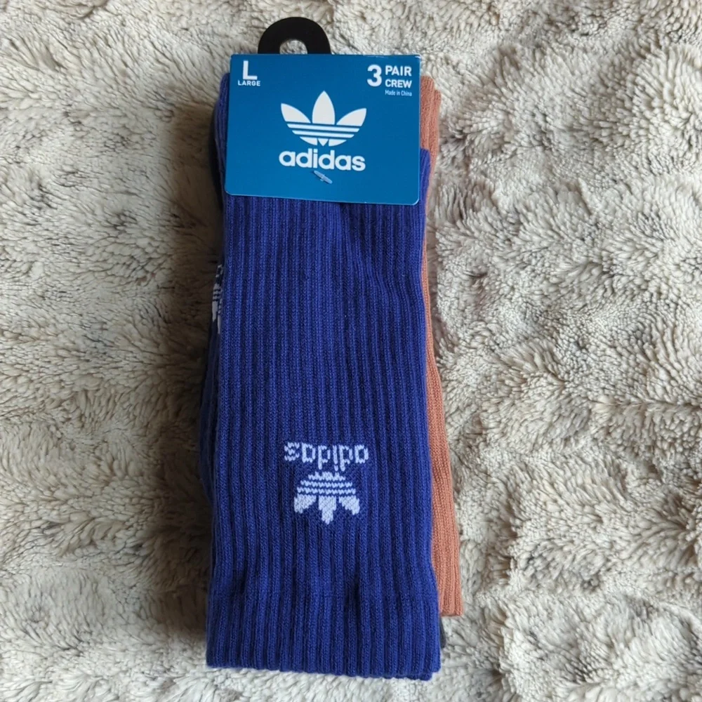 adidas Originals Color Wash Crew Socks - 3 Pack